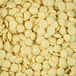 Chocolade druppels wit (zonder toegevoegde suikers)