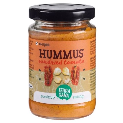 Zongedroogde tomaten Hummus van Terrasana Zongedroogde tomaten Hummus van Terrasana