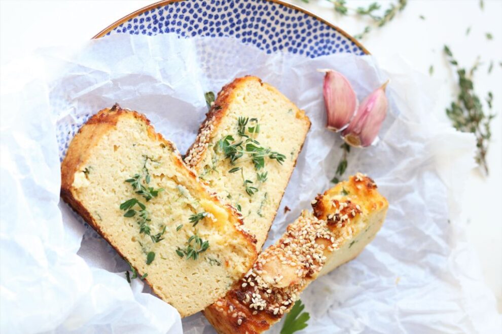 Bloemkoolbrood van Amandelmeel Bloemkoolbrood van Amandelmeel