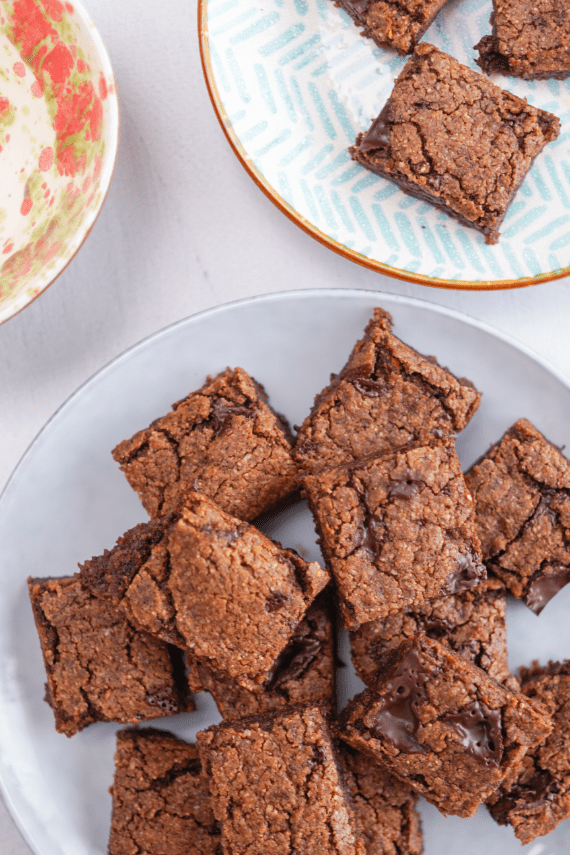 Zoete aardappel pompoen blondies Zoete aardappel pompoen blondies