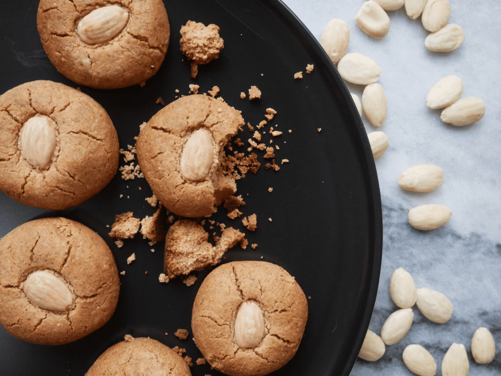 Overheerlijke amandelkoekjes Overheerlijke amandelkoekjes