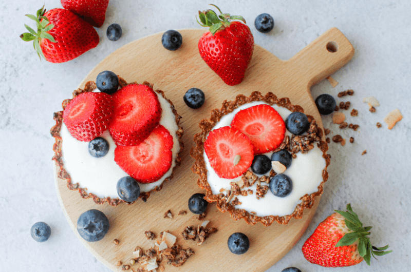Peanutbutter banana tartelettes Peanutbutter banana tartelettes