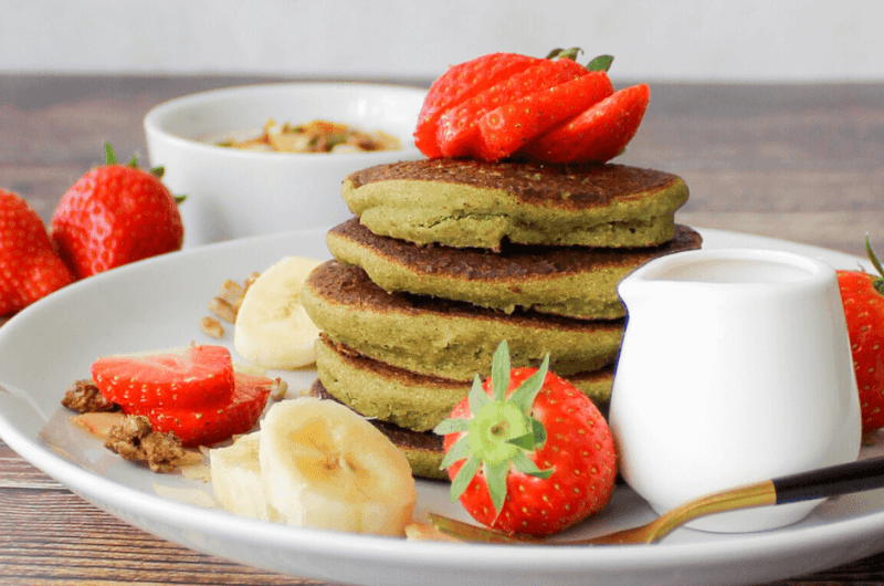Vegan spinazie pancakes Vegan spinazie pancakes