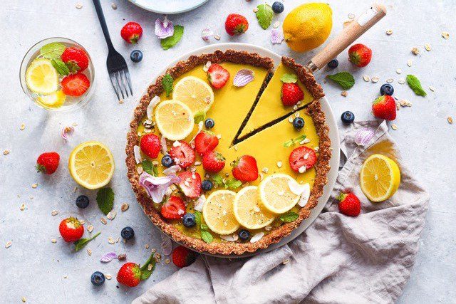 Vegan Lemon Cheesecake Vegan Lemon Cheesecake