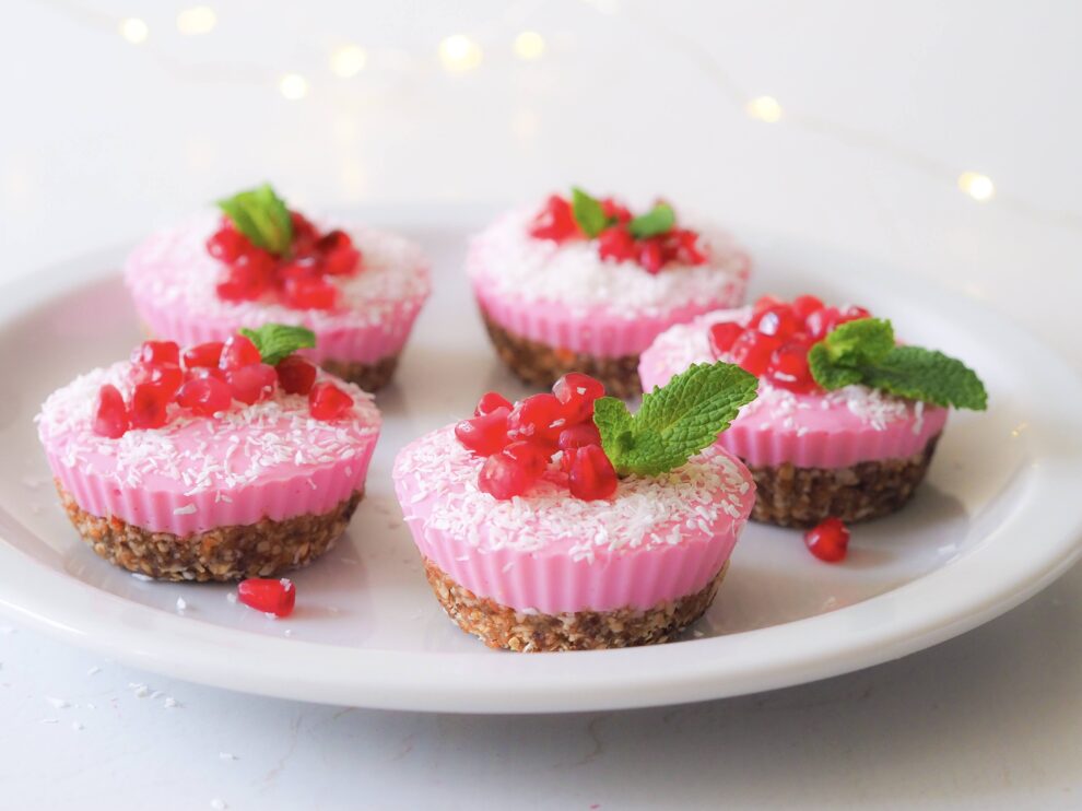Roze no-bake cupcakes Roze no-bake cupcakes