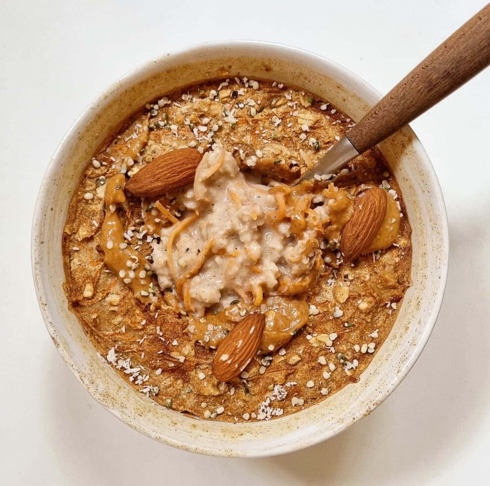 Carrot Cake baked oats Carrot Cake baked oats