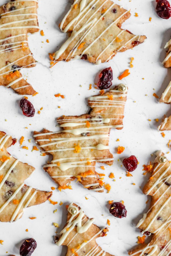 Cranberry sinaasappel shortbread Cranberry sinaasappel shortbread