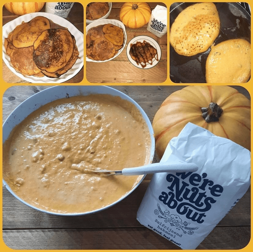 Pompoen pannenkoeken Pompoen pannenkoeken
