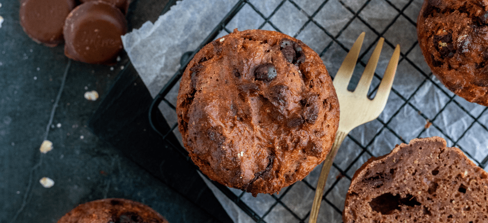 Chocolade muffins Chocolade muffins