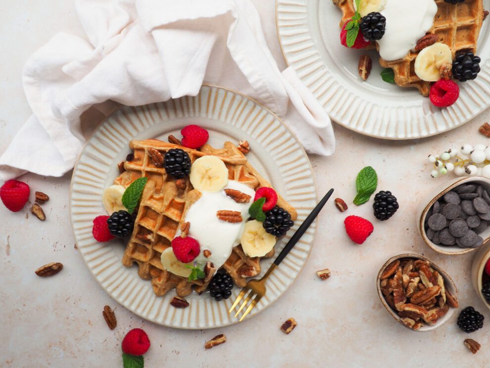 Chocolate chip wafels Chocolate chip wafels