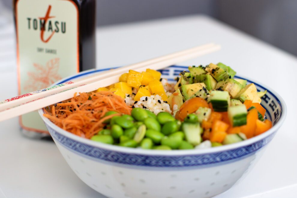 Zomerse poké bowl Zomerse poké bowl