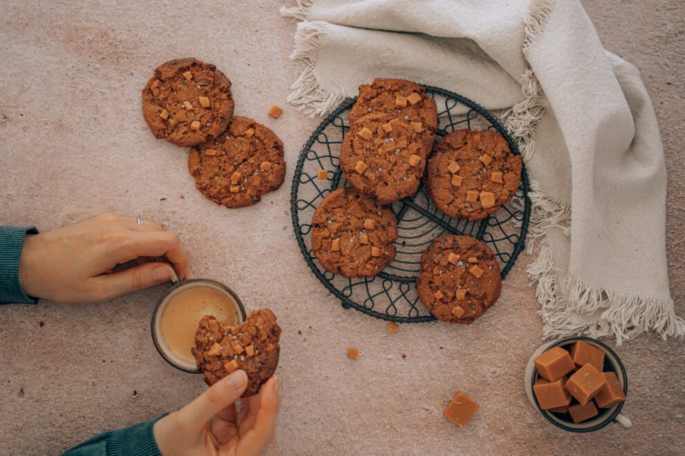 Salted caramel cookies Salted caramel cookies
