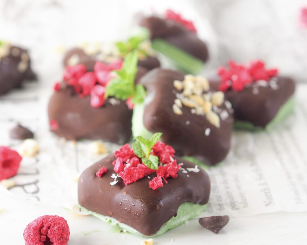Pistache ijsbonbons Pistache ijsbonbons