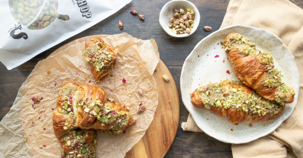 Pistache kardemom croissants Pistache kardemom croissants