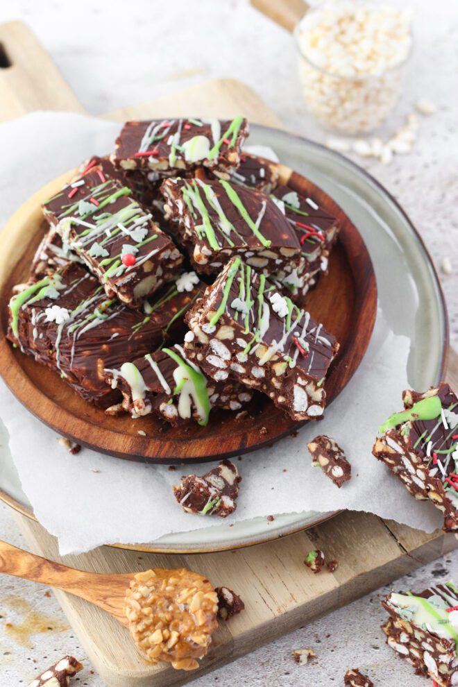 Koolhydraat beperkte pindakaas choco bars Koolhydraat beperkte pindakaas choco bars