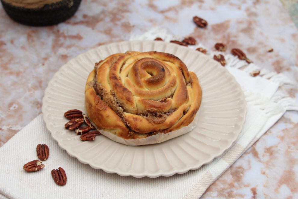 Pluk roos pecannoten brood Pluk roos pecannoten brood