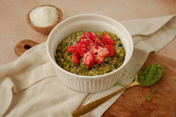 Matcha kokos havermoutpap