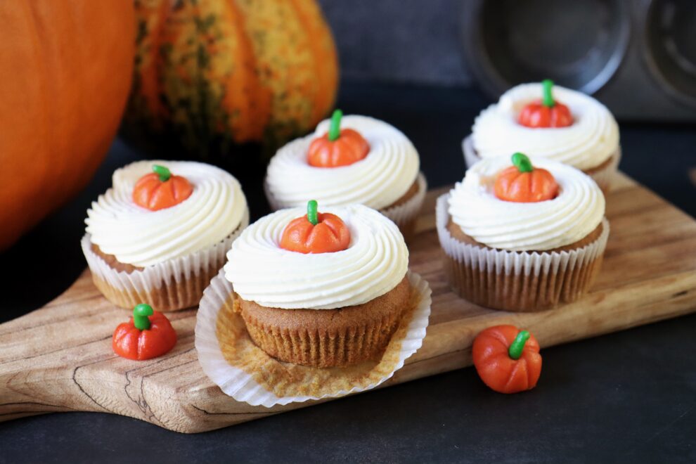 Pompoen cupcakes Pompoen cupcakes